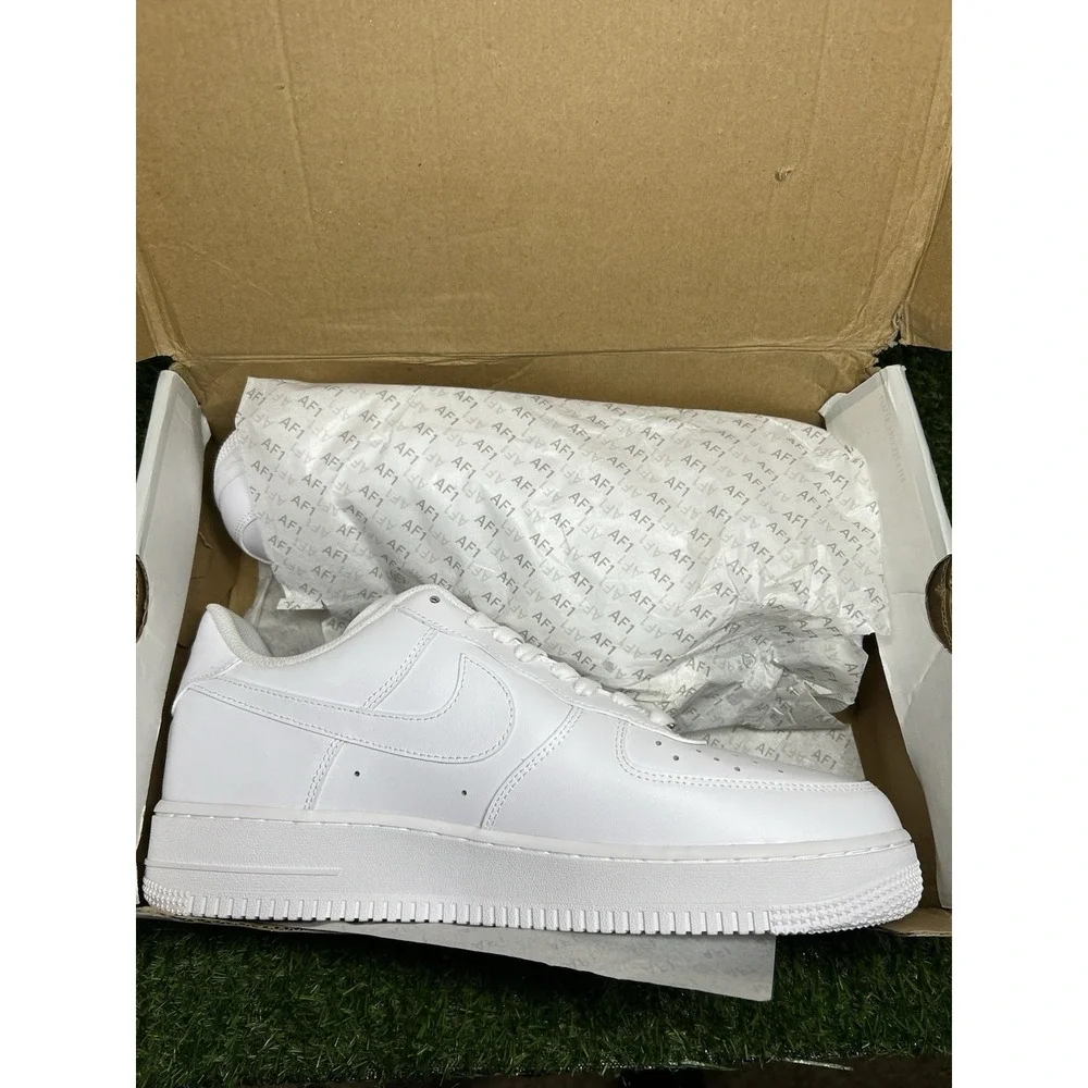 Size 12 - Nike Air Force 1 '07 Low Triple White